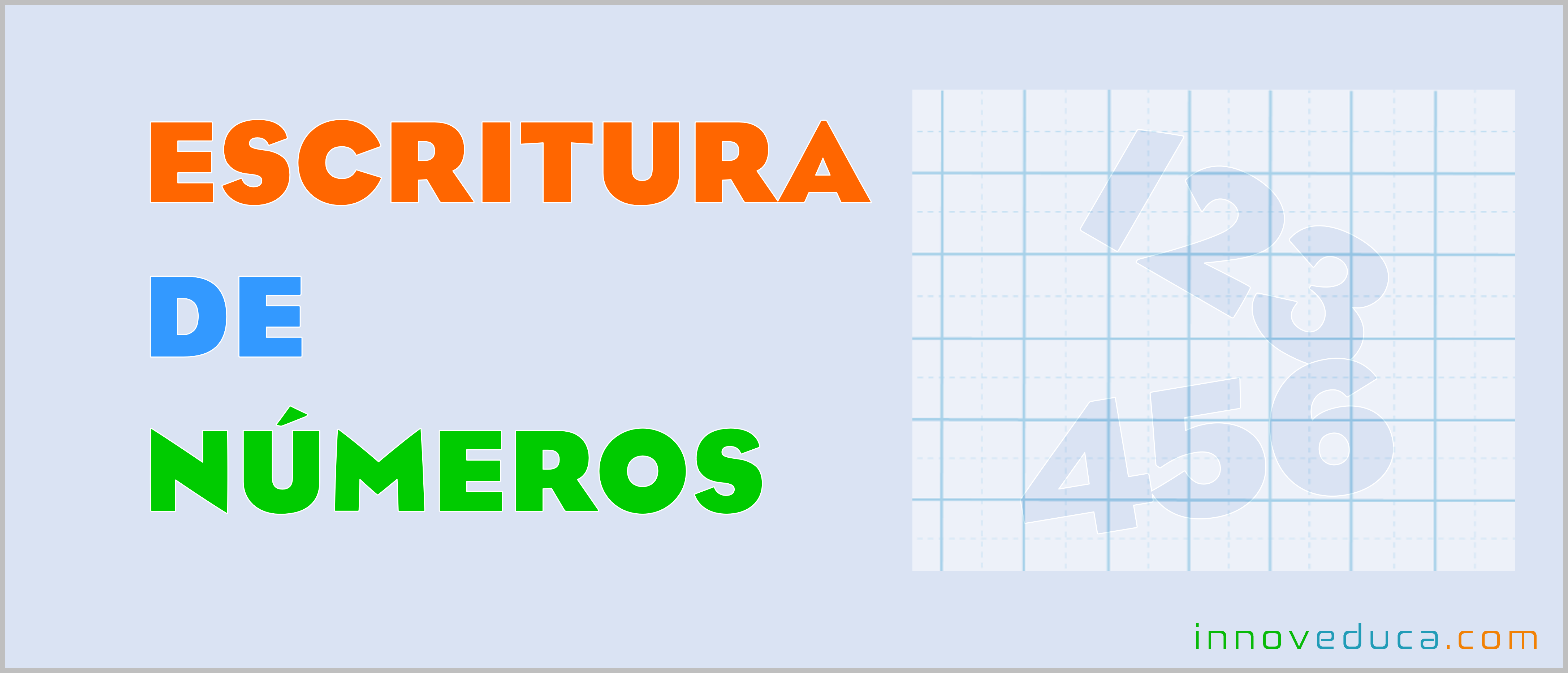 Mates – Escritura de números (català)